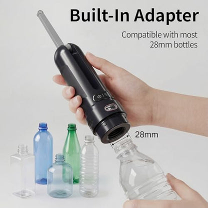 Portable Bidet for Travel,Personal Hygiene Sprayer Bottle for Women Men - color: Black