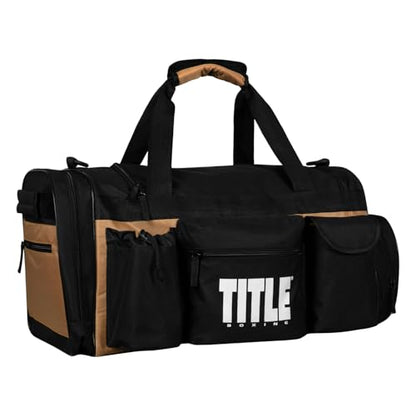 Title Boxing Active Duffle Bag (Black/Beige) - color: Black/Beige