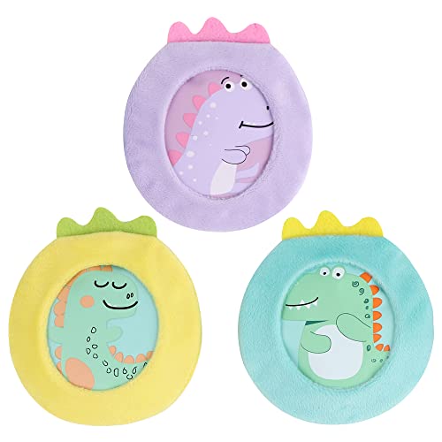 Hilph Kids Ice Packs for Boo Boos, 3 Pack Reusable Gel Hot Cold Packs for Toddlers and Babies, Cute Soft Plush Cover with Hot Cold Compress Pack for Pain Relief, Bump, Bruise, First Aid (Dinosaur) - style: C-3 Sleeve Dinosaurs