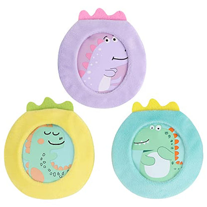 Hilph Kids Ice Packs for Boo Boos, 3 Pack Reusable Gel Hot Cold Packs for Toddlers and Babies, Cute Soft Plush Cover with Hot Cold Compress Pack for Pain Relief, Bump, Bruise, First Aid (Dinosaur) - style: C-3 Sleeve Dinosaurs
