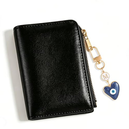XGALBLA Small Evil Eye Keychains Initial Letter Key Chains for Women Men Car Key Bag Purse Charm- Good Luck Amulet Protection - color: Evil Eye 1-m
