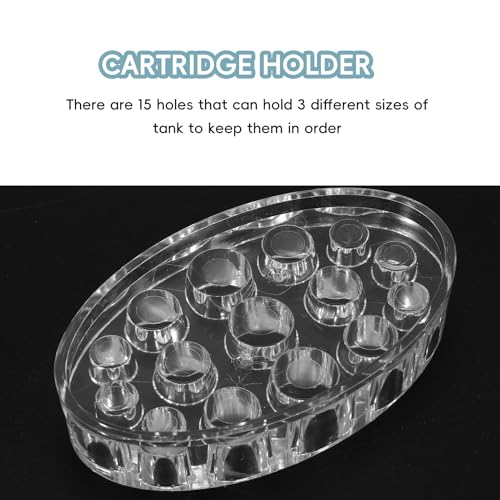 Holder,510 Cart Display Stand/Thick Plastic Desk Stand Organizer Desk Holder Decorative Stand for Tank
