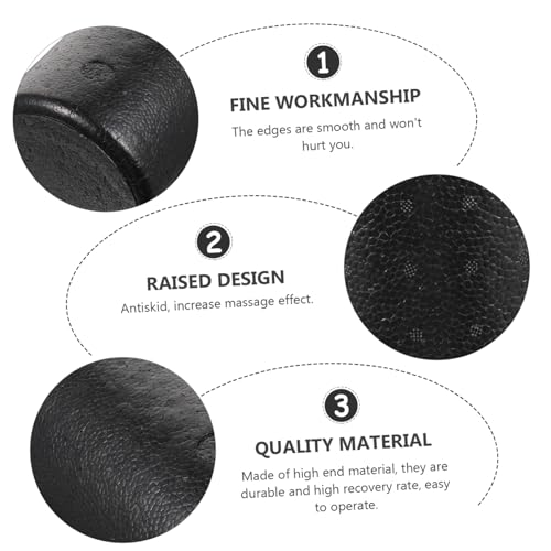 High-Density Expanded Polypropylene Yoga Massage Roller for Muscle and Postural Alignment Solid Foam for Fitness Balance and Spinal Stabilization
