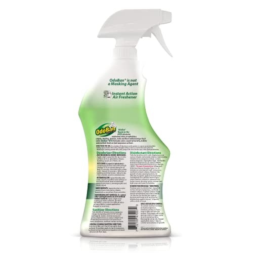 OdoBan Ready-to-Use Disinfectant and Odor Eliminator, Set of 4 Spray Bottles, 32 Ounces Each, Original Eucalyptus Scent - size: 32 Fl Oz (Pack of 4)