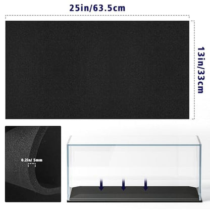 UNIFAMILY Aquarium Leveling Mat 20 Gallon, 25 X13 in Fish Tank Mat for Shock Absorbing, Waterproof Compressible Neoprene Mat, Heavy Weight Support Fish Tank Cushions Nonslip Aquarium Bottom Pad - size: 20 Gallon - 25 X13 IN