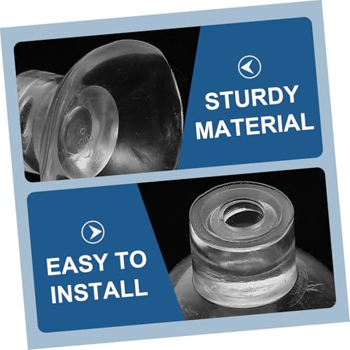 KESYOO 50pcs Aquarium Feeder Cups Transparent Fish Bowl Holders for Easy Installation for Fish Feeders and Accessories Design for Tank Use - size: 3.00X3.00X1.50CM