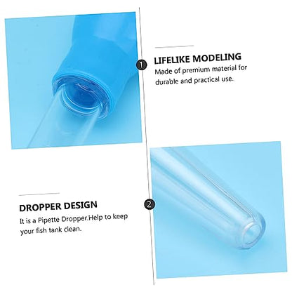 Amosfun Aquarium Cleaning Kit 50ml Fish Tank Waste Extractor Manual Pipette Dropper Coral Feeder Fish Tank Waste