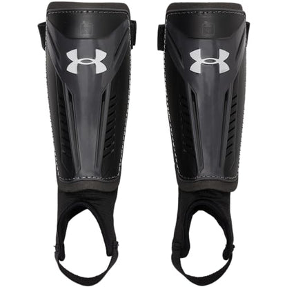 Under Armour Youth Soccer Shin Guards Challenge Shin - color: Black/Castle Rock, size: YMD