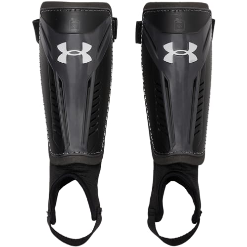 Under Armour Youth Soccer Shin Guards Challenge Shin - color: Black/Castle Rock, size: YMD