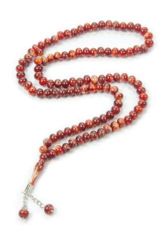 ihvan online, Tasbih Prayer Beads 99, Pack of 10, Muslim Prayer Bead, Islamic Rosary Bead, Dhikr, Tasbeeh Bulk, Misbaha, Masbaha, Tespih, Islamic Gift for Ramadan & Mawlid & Hajj Umrah - color: Brown