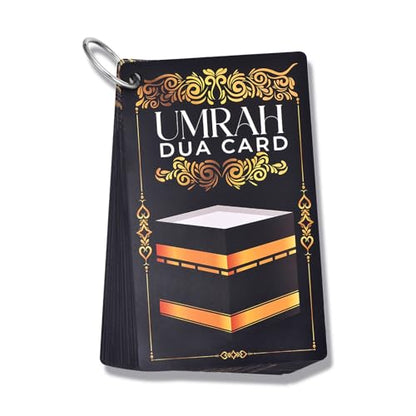 20 Umrah Dua Cards – Step-by-Step Guide to Umrah Duas, Prayers & Supplications – Portable Flashcards for Umrah Mubarak Gifts, Islamic Prayer Cards, Dua Reminder, Thoughtful Umrah Gift Idea