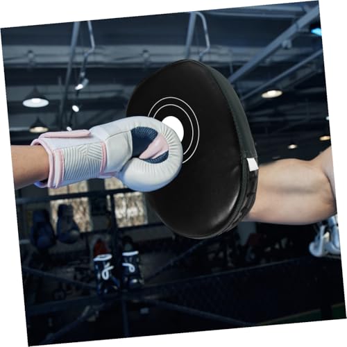 KOMBIUDA Muay Thai Boxing Hand Pad Kickboxing Strike Shield Curved Focus Mitt for Taekwondo Karate Training Sparring