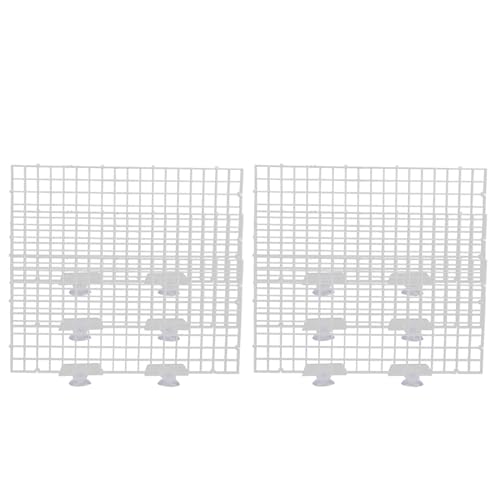 Toddmomy 1 Set Aquarium Divider Isolation Board Fish Tank Divider for Breeding Separation Suction Cup Compatible Easy Installation