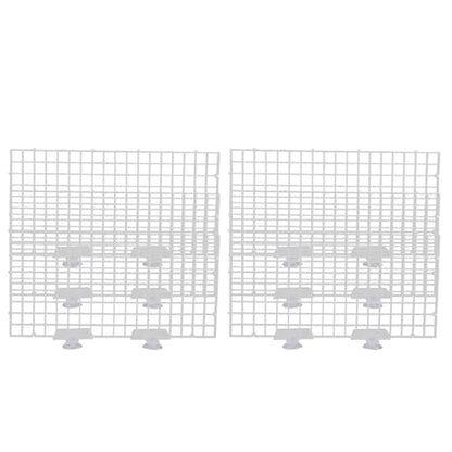 Toddmomy 1 Set Aquarium Divider Isolation Board Fish Tank Divider for Breeding Separation Suction Cup Compatible Easy Installation