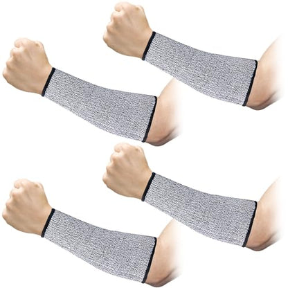 REDANHA Arm Protection Sleeves Level 5 Protection Cut Burn Resistant Sleeve Anti Abrasion Forearm Cover Protector - color: Grey