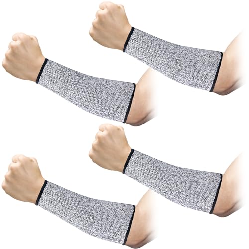 REDANHA Arm Protection Sleeves Level 5 Protection Cut Burn Resistant Sleeve Anti Abrasion Forearm Cover Protector - color: Grey