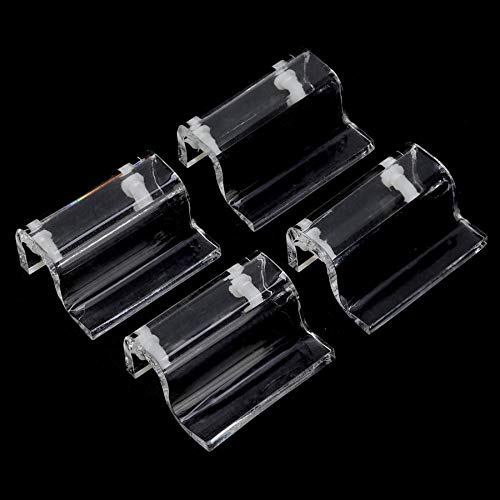 4pcs Aquarium Top Cover Bracket Acrylic Fish Tank Lid Support Holder Clip