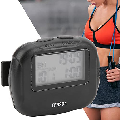 Interval Timer for Sports Yoga Training, Accurate Segment Stopwatch for Boxing Running Weightlifting, Lightweight ABS Timer for Yoga, Boxing, and Other Sports