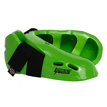 ProForce Ultra Lightning Kicks Sparring Shoes/Footgear - Green - Size 8-8.5 | Medium