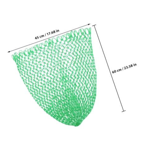 UPKOCH Replacement Thickened Nylon Fish Catching Net Head, Sturdy Mesh Basket for Fish Landing, Practical Detachable Fishing Landing Net for Outdoor Anglers