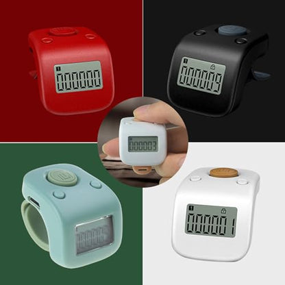 Digital LCD Tally Counter Rechargeable Counter 6 Channel Counting 6 Digit Beads Prayer Counter