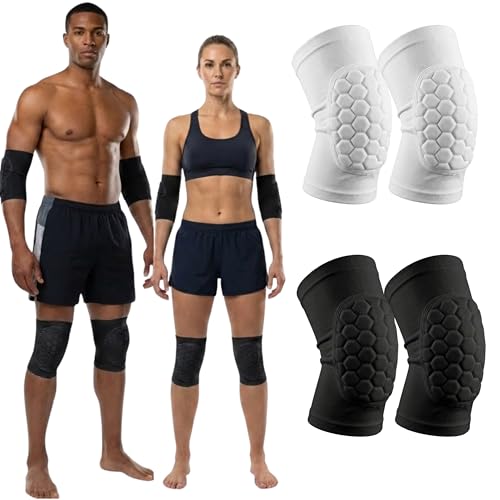 McDavid Moisture Wicking HEX Technology Knee Sleeves for Women/Men, Elbows & Shins Protection, Hex Pads - color: Black, size: Small