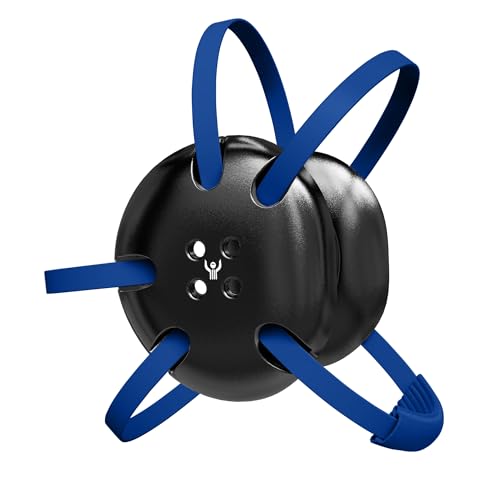 Great Call Athletics Classic Wrestling Headgear, Royal Blue Straps - style: Black w/ Royal Blue Straps