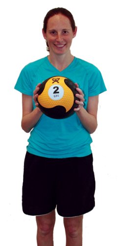 Fabrication Enterprises Cando Rubber Medicine Balls - size: 2 Pound (Pack of 1)
