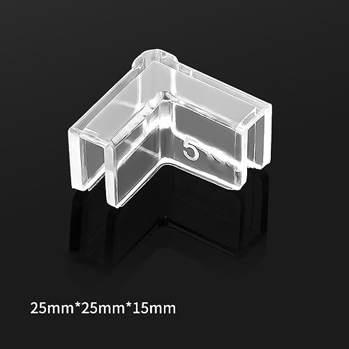 4PCS Fish Edges Protector Clear Fish Tools Clear Aquarium Fish Glass Cover Protector Easy Install - 5mm - size: 5mm