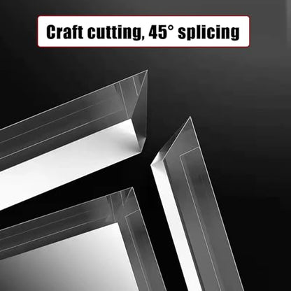 Transparent Acrylic Water Tank Display Box for Photography, Shallow Sink Prop, Deep Water Storage for Cosmetics, Coffee Tray, Desktop Organizer (30x30x5cm/11.8x11.8x2in)