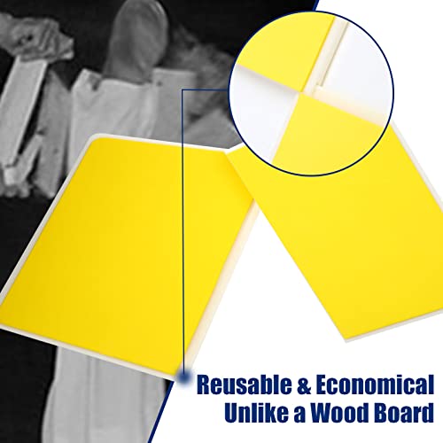 Savita 4pcs Rebreakable Boards Martial Arts, Taekwondo Karate MMA Boards with 4 Difficulty Levels Breaking Boards EVA Boxing Equipment for Adults, Kids for Ninja Training Practice