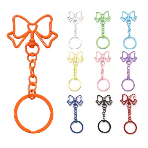 Key Chain Clip Hooks Making Set Butterfly for DIY Crafts Gifts Keychains Classroom Projects 180 pcs