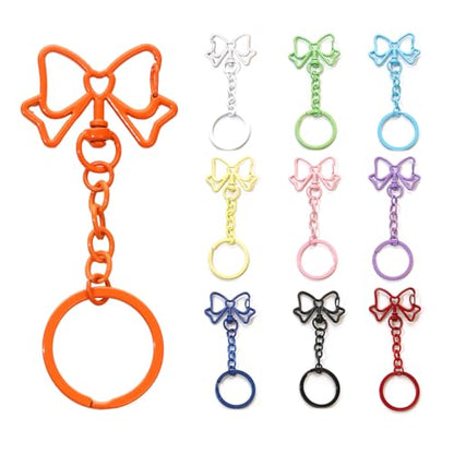 Key Chain Clip Hooks Making Set Butterfly for DIY Crafts Gifts Keychains Classroom Projects 180 pcs