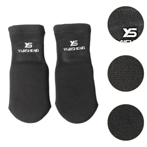Muay Thai Ankle Support Wraps Ankle Brace Socks Training Gear Foot Guard Foot Braces Ankle Protector for Kickboxing Taekwondo, Black L