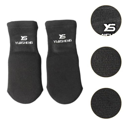 Muay Thai Ankle Support Wraps Ankle Brace Socks Training Gear Foot Guard Foot Braces Ankle Protector for Kickboxing Taekwondo, Black L