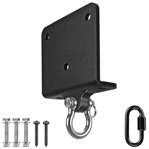 Kipika Heavy Bag Hanger Wall Mount Punching, Rotatable Heavy Duty Boxing Bag Bracket for Home Gym Indoor, Adjustable Length for Kickboxing Bag, Muay Thai Bag,Speed Bag - color: 180° Swivel Beam Hanger