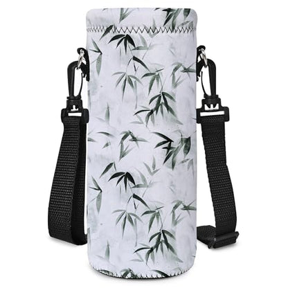 Neoprene Water Bottle Carrier Bag with Adjustable Shoulder Strap,Insulated Water Bottle Cover for Stainless Steel/Glass/Plastic Bottles - color: BC-56, size: 500ml