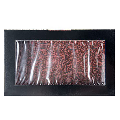 Restaurantware Sakura Vision 8 x 4.8 x 1.8 Inch Sushi Boxes 50 Disposable Take Out Boxes - Built-In Lid Clear Window Black Paper Rectangle Boxes For Sushi Maki Or Sashimi - size: Large