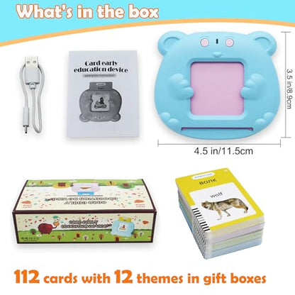 MAYAPHILOS Russian and English Bilingual Talking Flash Cards with 224 Sight Words Fun Russian Language Learning Toys for Kids, Audible Pocket Speech for Toddlers Preschool Birthday - size: 224 Words Russian and English