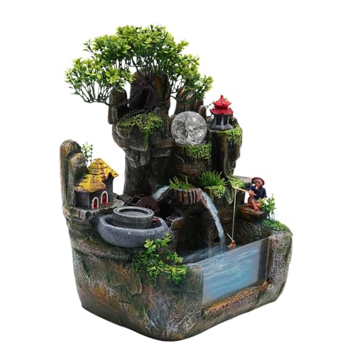 Fountain Rockery Ornaments Fish Tank Decor Modern Desktop Fountain Accessories Tabletop Water Fountain