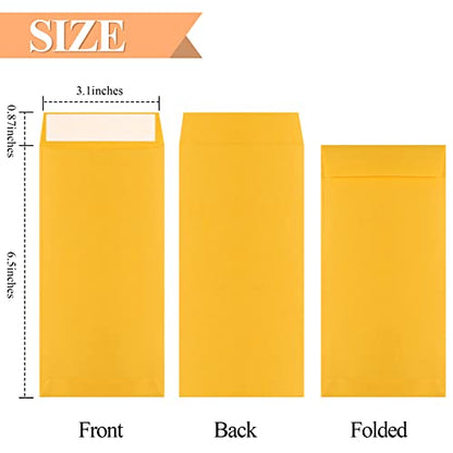 Cash Envelopes-120 Envelopes Money Saving Challenge, 3.2x6.6inch Money Envelopes for Cash, Brown Kraft Paper Money Saving Envelopes, Cash Envelopes for Budgeting, Coins, Checks, Gift Cards & Tickets