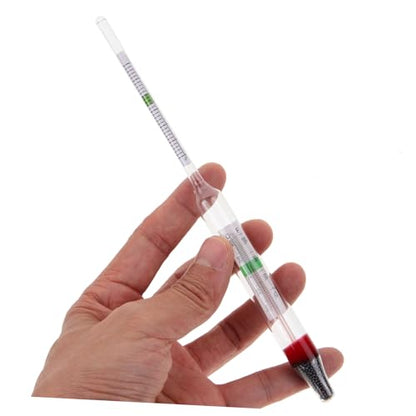 ABOOFAN 1set Water Salimeter Test Tool Accurate for Fish Tank Aquaculture Includes Measuring Cylinder Design for Seawater and Freshwater Testing