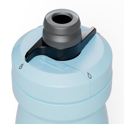 CamelBak Podium Bike Squeeze Water Bottle, High‑Flow Easy‑Squeeze Design for Cycling Performance, 21oz, Crystal Blue - color: Crystal Blue