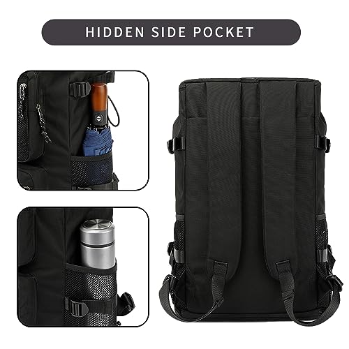gym duffel bag backpack wrestling bag with shoe compartment 4 kinds of back method waterproof sports walking laptop - color: B-black