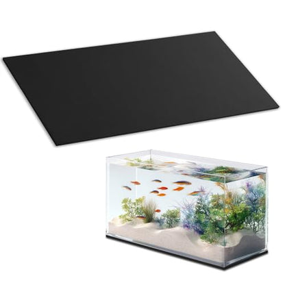 Aquarium Leveling Mat, 18 x 36 Inch Under Tank Pad, 6mm Thick Non-Slip Shockproof Fish Tank Cushion, Waterproof, Easy to Cut, Black - color: Black, size: 18 x 36in
