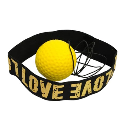 harayaa Boxing Reflex Ball Hand Eye Coordination with Elastic PU Ball Headband Punching Fitness Equipment for Reaction Speed Suitable for Home Workout