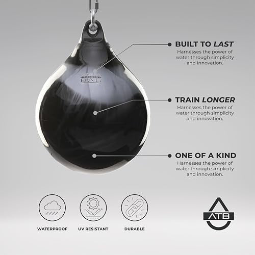 Aqua Training Bag 21" 190 Pound Heavy Punching Bag | Made in The USA and Built to Last | Easier On Joints So You Can Train for Longer | Water-Filled & Versatile - color: Bad Boy Blue