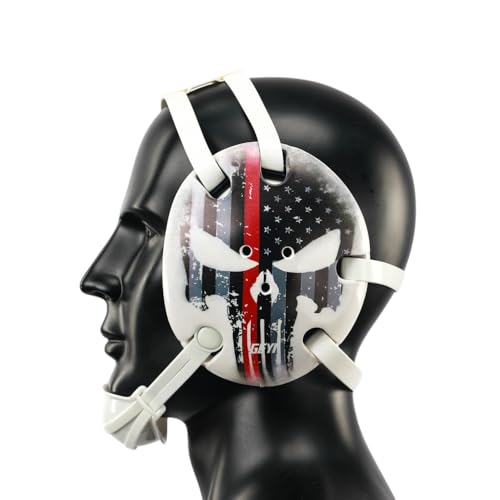 Wresling ear guard American Flag Thin Red Line Digital Printing Art(Adult&Youth) - size: Youth