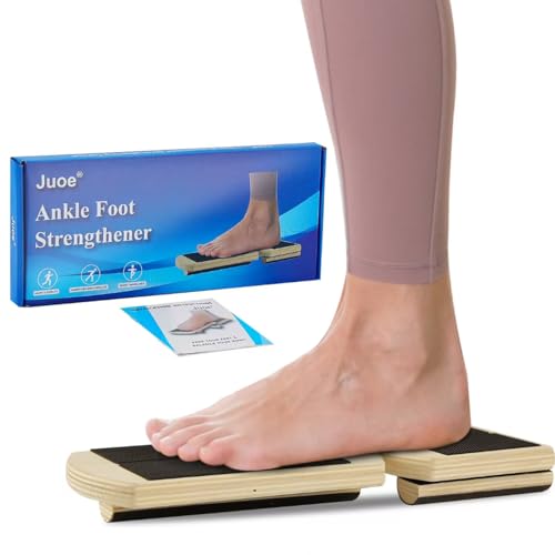 Juoe Ankle Strengthener & Axis Board for Physical Therapy,Blackboard Foot Trainer and Foot Strengthener,Stability Exercises,Plantar Fasciitis Relief,Posture Corrector,Axisboard for Leg Stability