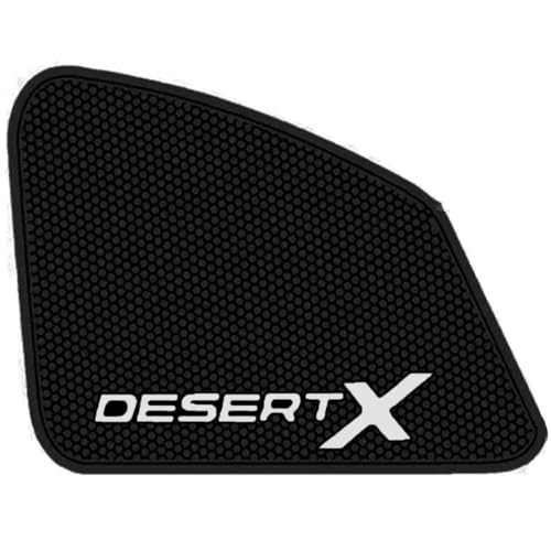 Motorcycle Knee Traction Pad Tank Anti Slip Traction Side Pad Knee Grip Decal for Desert X Dashboard - color: Black